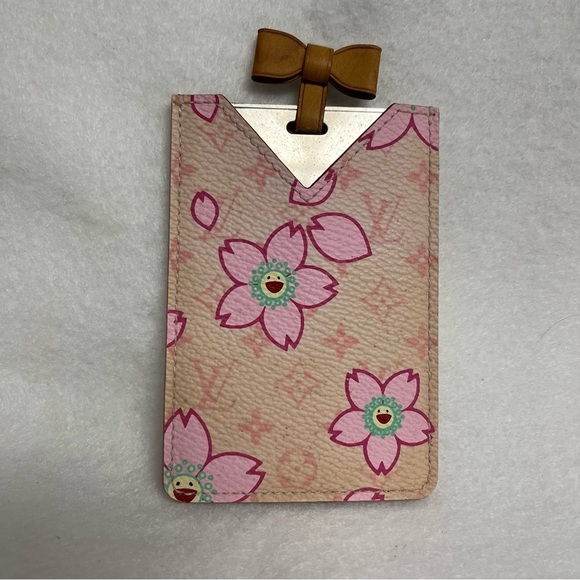 VTG LOUIS VUITTON x Takashi MURAKAMI Cherry Blossom Pink Mirror - Picture 1 of 16